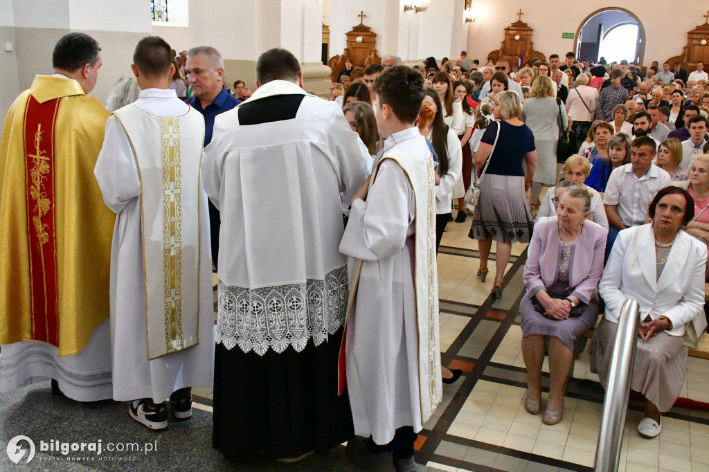 Procesje Bożego Ciała na ulicach Biłgoraja