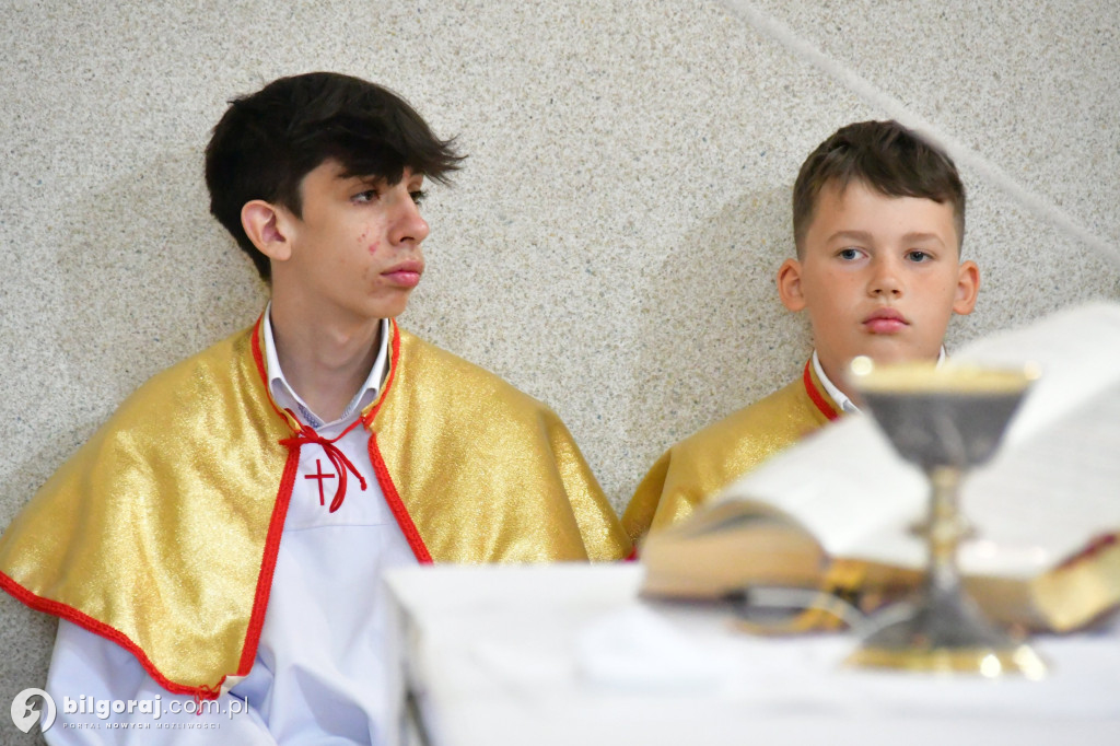 Procesje Bożego Ciała na ulicach Biłgoraja
