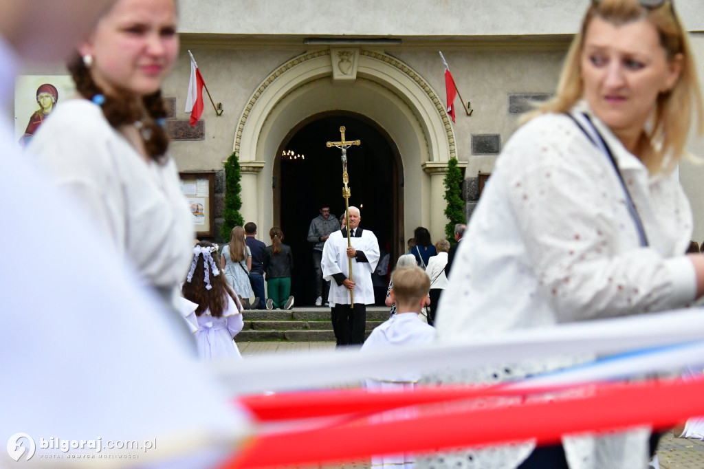 Procesje Bożego Ciała na ulicach Biłgoraja