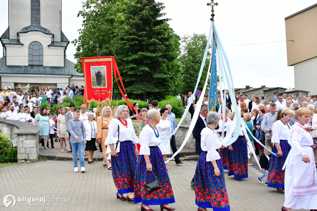 Procesje Bożego Ciała na ulicach Biłgoraja