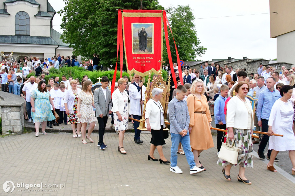 Procesje Bożego Ciała na ulicach Biłgoraja
