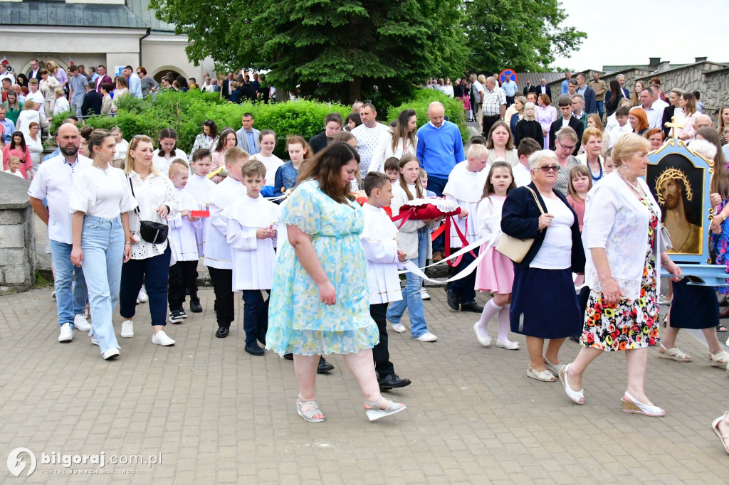 Procesje Bożego Ciała na ulicach Biłgoraja