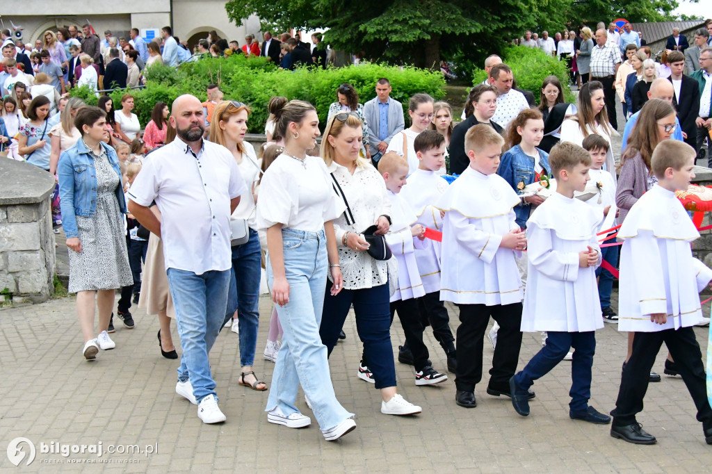 Procesje Bożego Ciała na ulicach Biłgoraja