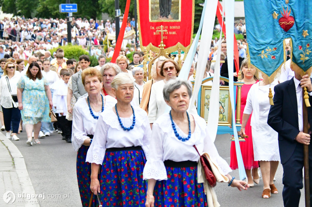 Procesje Bożego Ciała na ulicach Biłgoraja