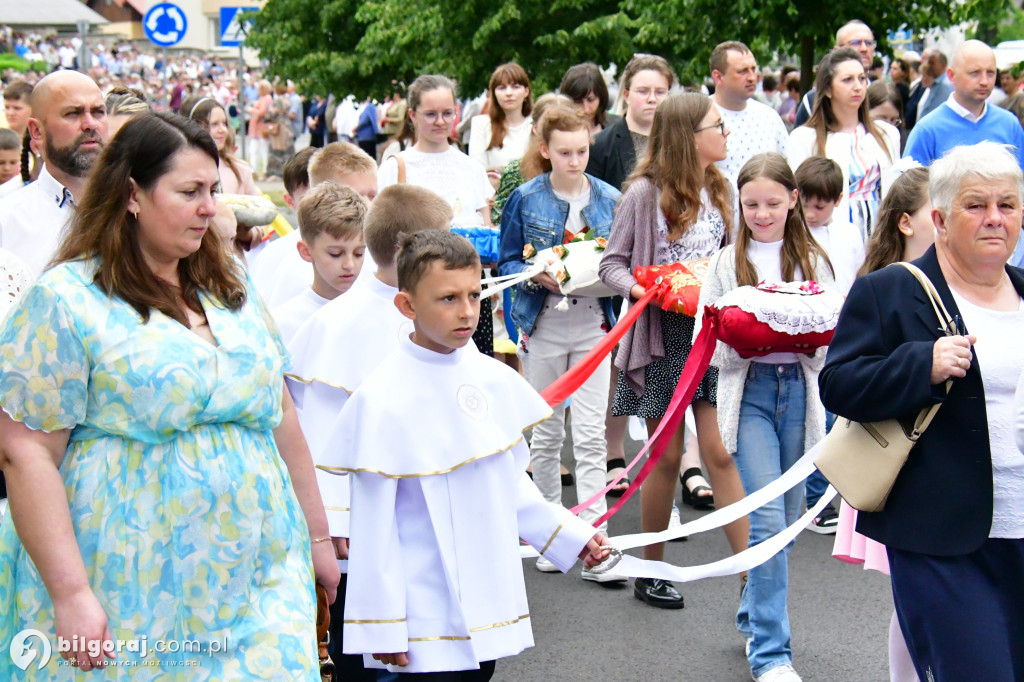 Procesje Bożego Ciała na ulicach Biłgoraja