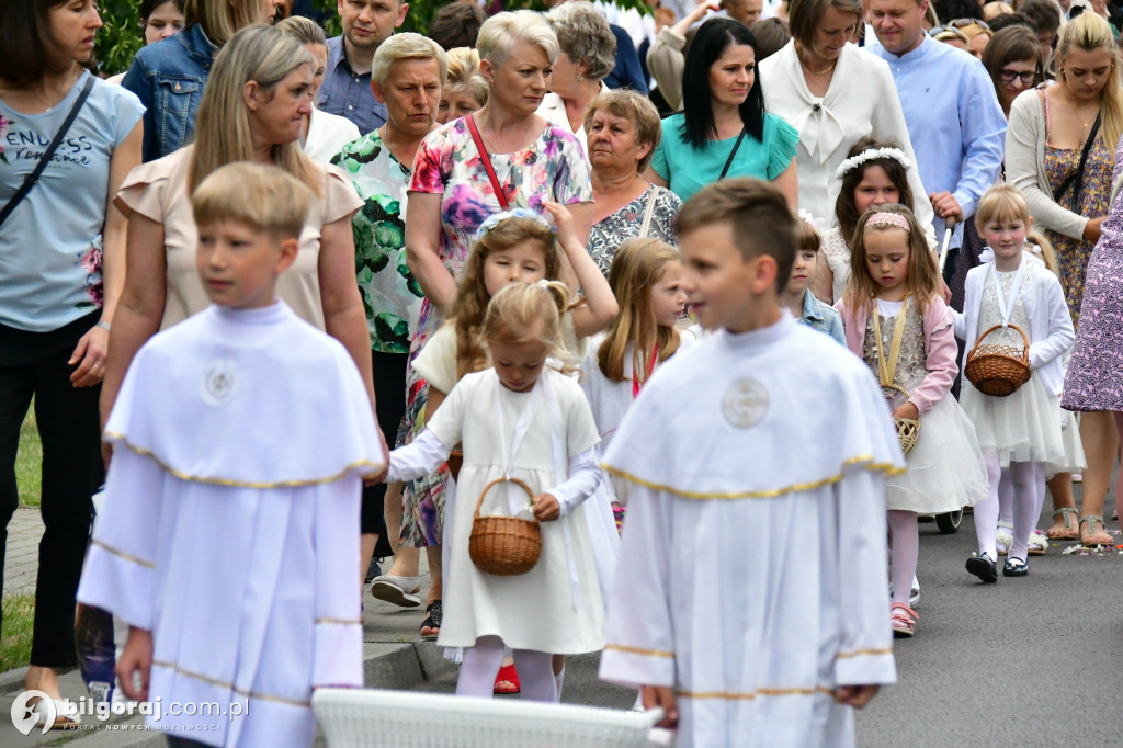 Procesje Bożego Ciała na ulicach Biłgoraja