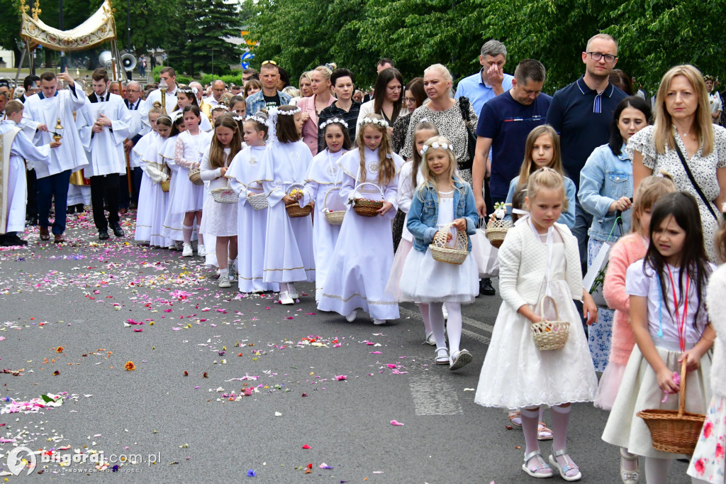 Procesje Bożego Ciała na ulicach Biłgoraja