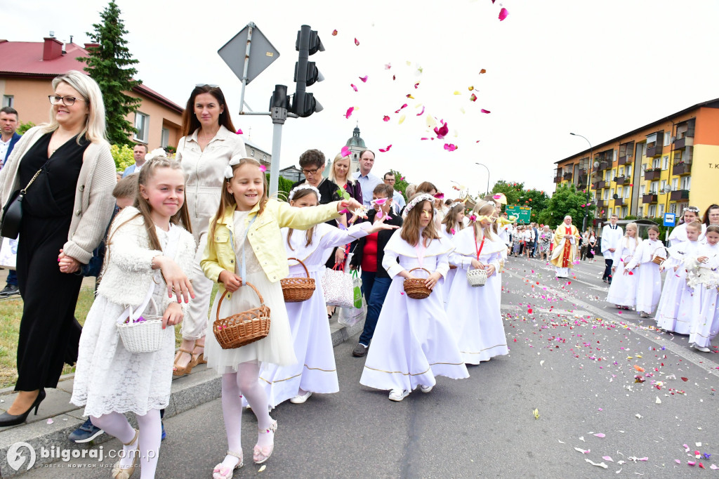 Procesje Bożego Ciała na ulicach Biłgoraja