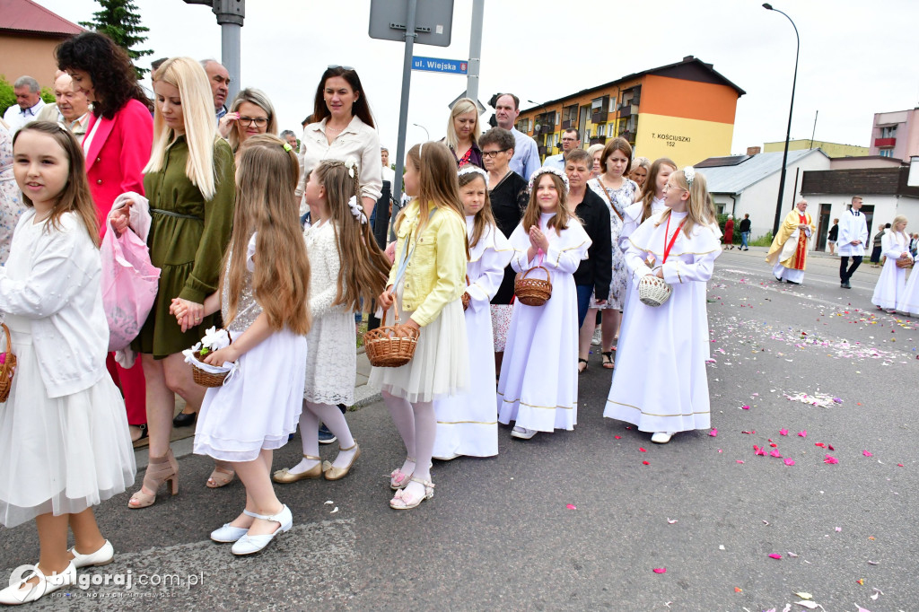 Procesje Bożego Ciała na ulicach Biłgoraja