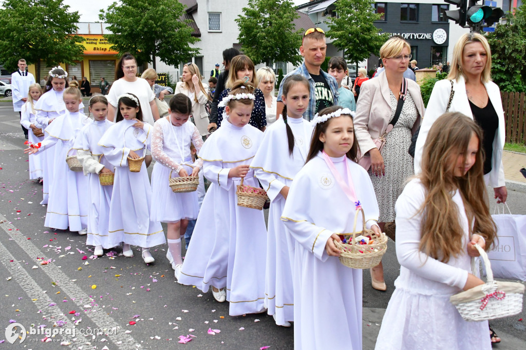 Procesje Bożego Ciała na ulicach Biłgoraja