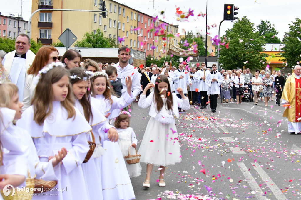 Procesje Bożego Ciała na ulicach Biłgoraja