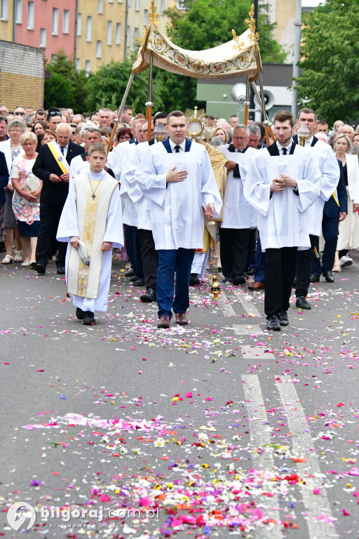 Procesje Bożego Ciała na ulicach Biłgoraja