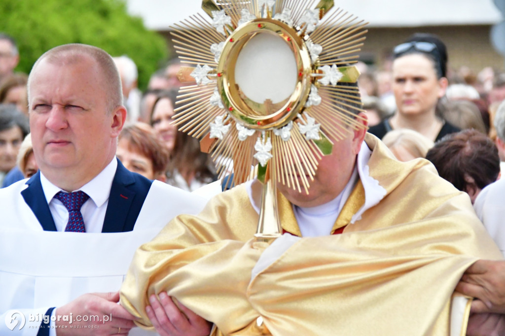 Procesje Bożego Ciała na ulicach Biłgoraja