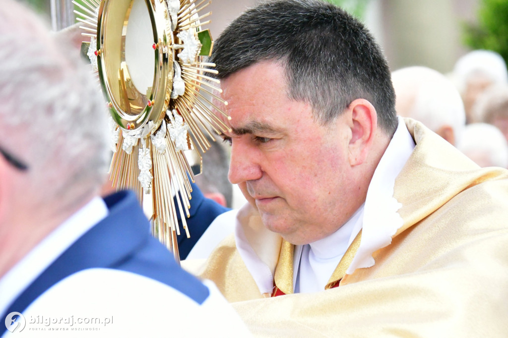Procesje Bożego Ciała na ulicach Biłgoraja