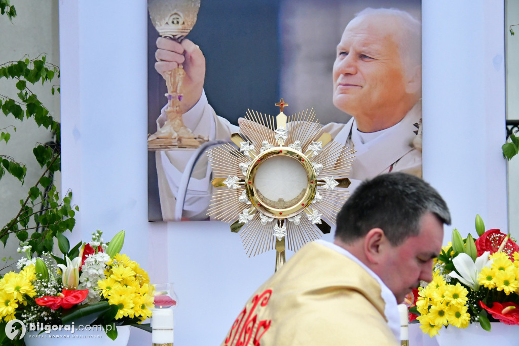 Procesje Bożego Ciała na ulicach Biłgoraja