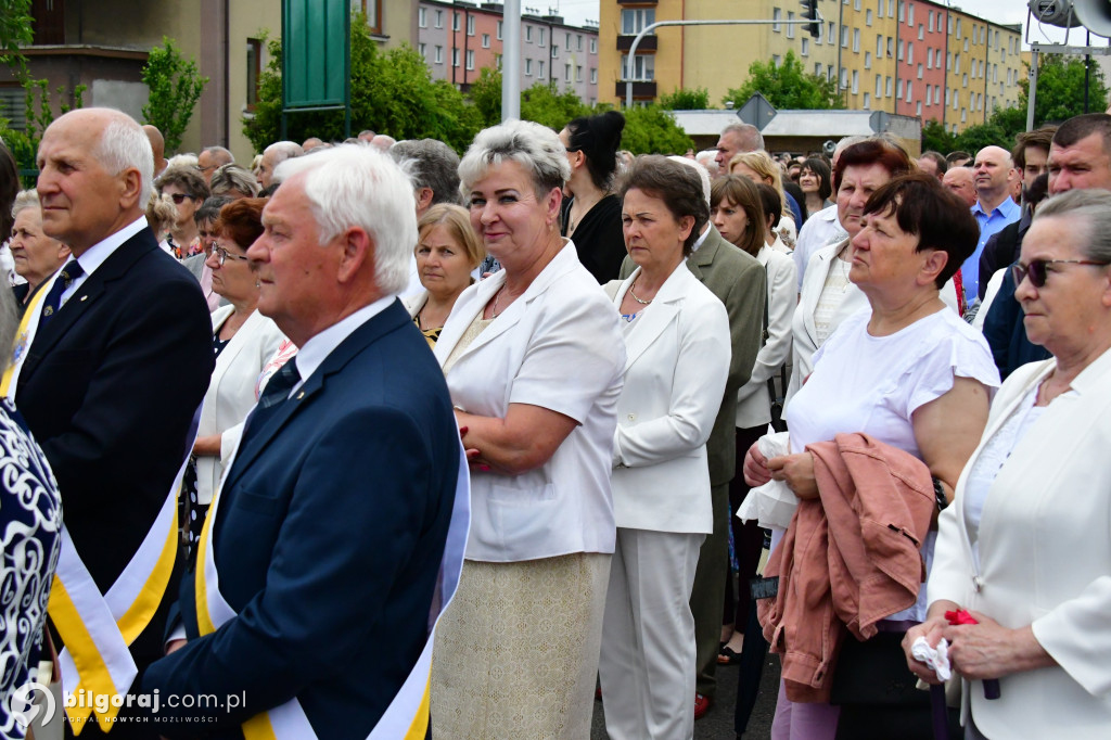 Procesje Bożego Ciała na ulicach Biłgoraja