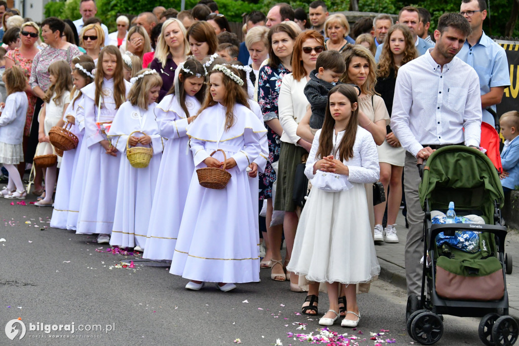 Procesje Bożego Ciała na ulicach Biłgoraja