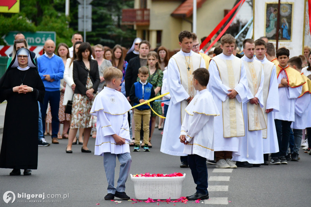 Procesje Bożego Ciała na ulicach Biłgoraja