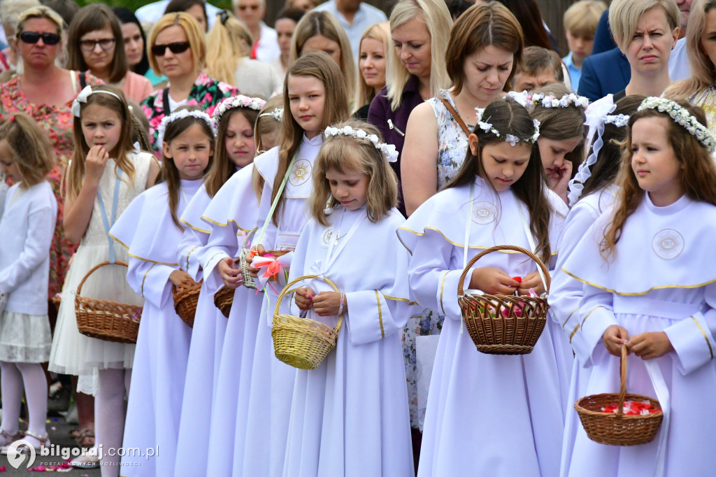 Procesje Bożego Ciała na ulicach Biłgoraja