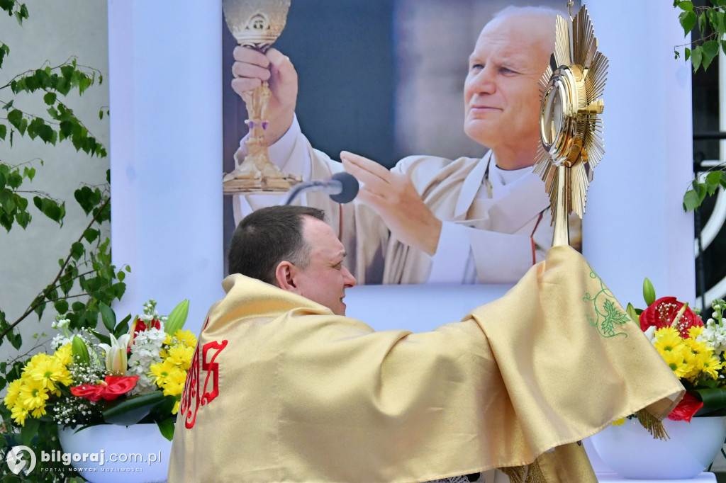 Procesje Bożego Ciała na ulicach Biłgoraja