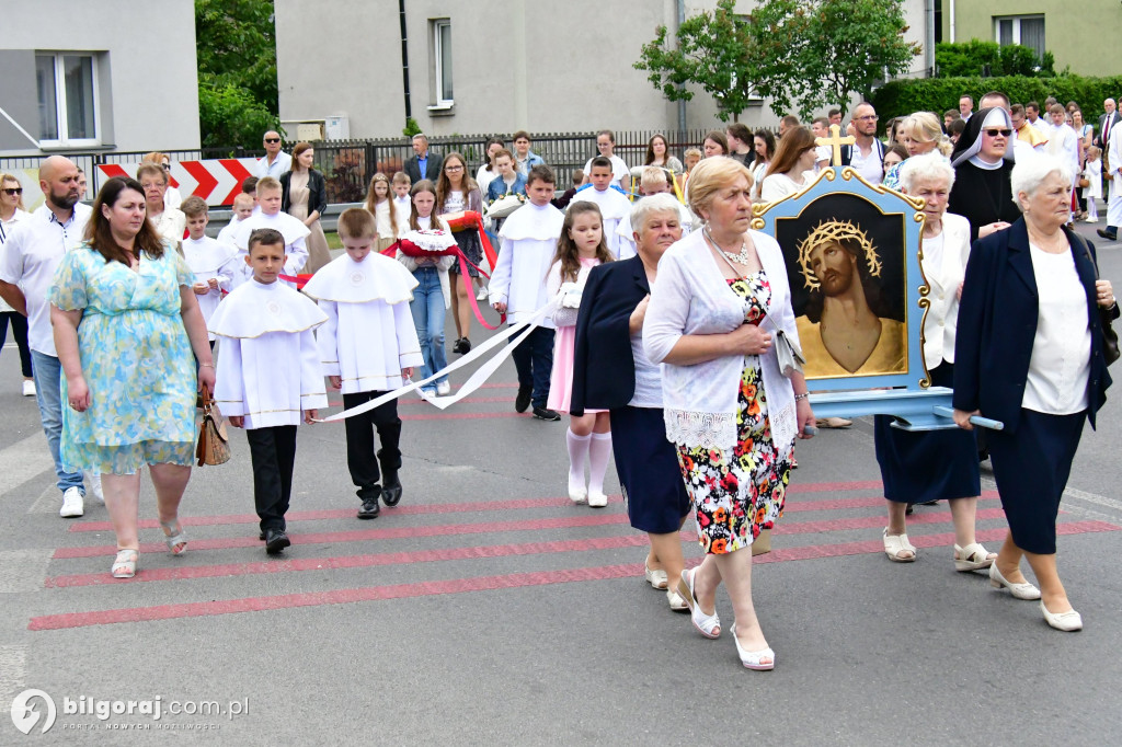 Procesje Bożego Ciała na ulicach Biłgoraja