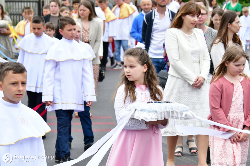 Procesje Bożego Ciała na ulicach Biłgoraja