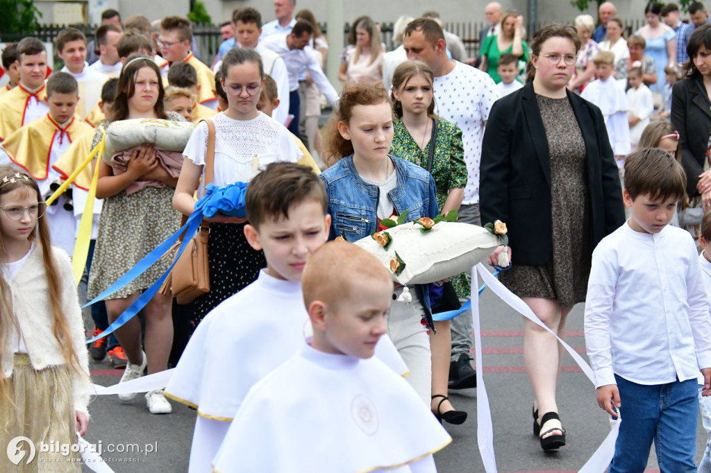 Procesje Bożego Ciała na ulicach Biłgoraja