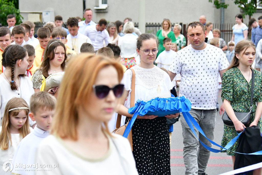 Procesje Bożego Ciała na ulicach Biłgoraja