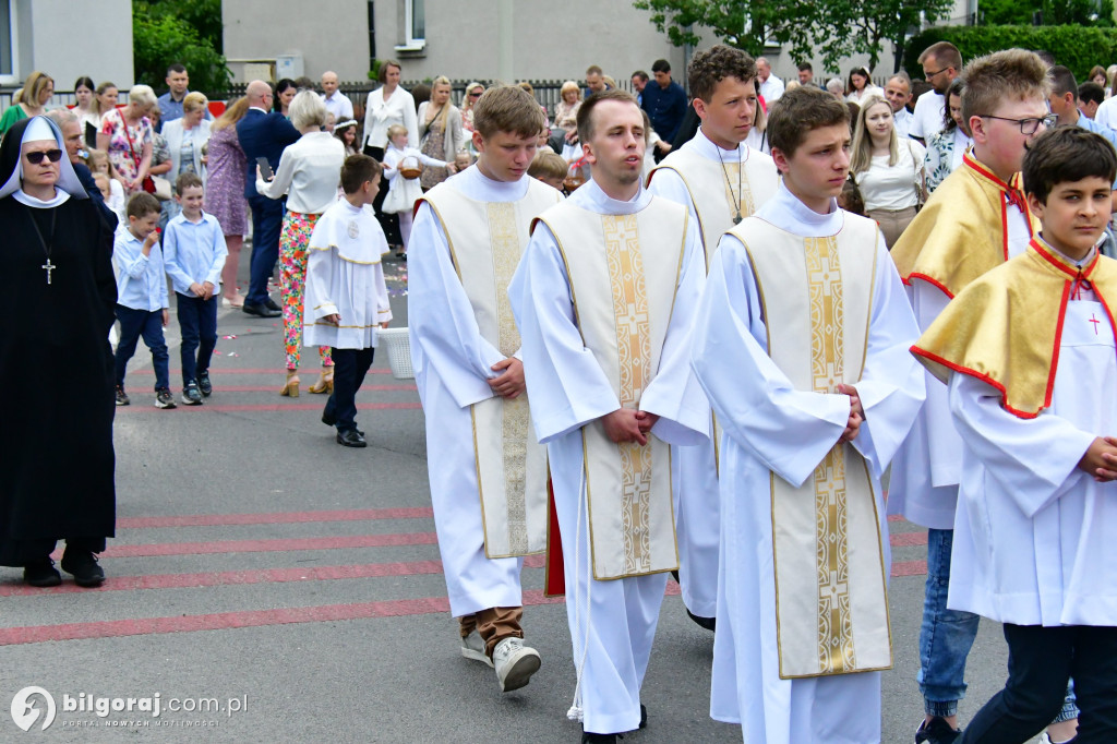 Procesje Bożego Ciała na ulicach Biłgoraja