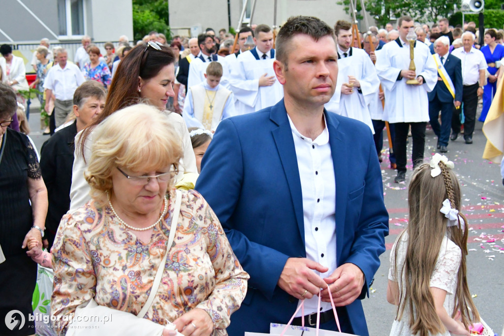 Procesje Bożego Ciała na ulicach Biłgoraja