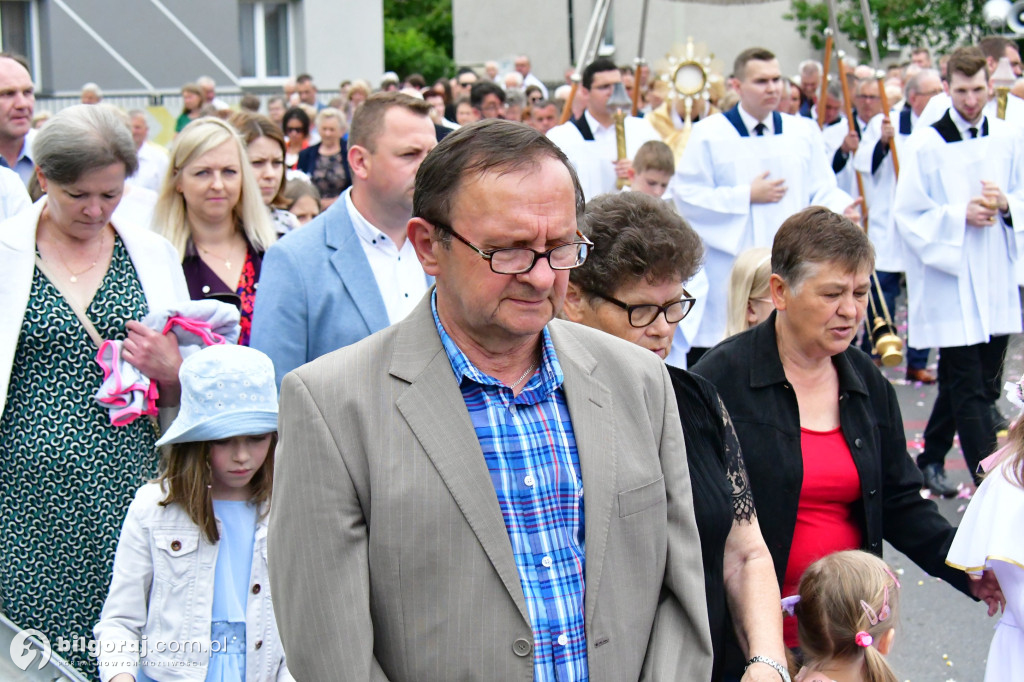Procesje Bożego Ciała na ulicach Biłgoraja
