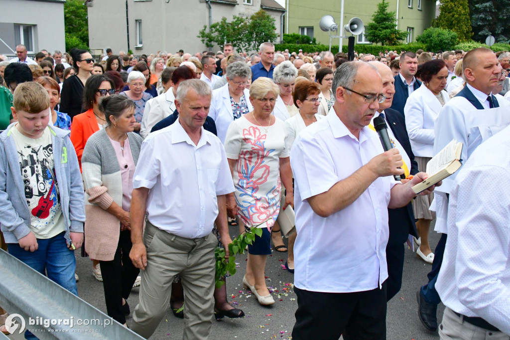 Procesje Bożego Ciała na ulicach Biłgoraja