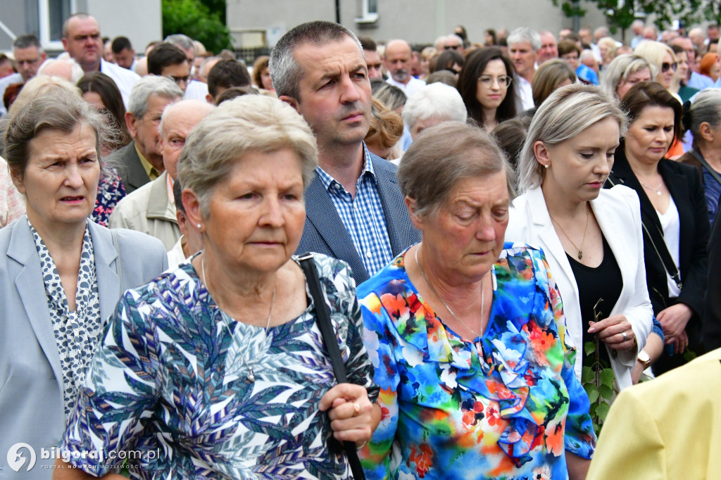 Procesje Bożego Ciała na ulicach Biłgoraja