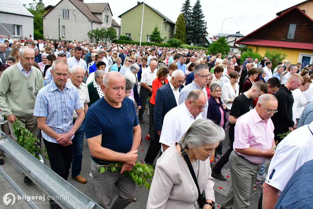 Procesje Bożego Ciała na ulicach Biłgoraja