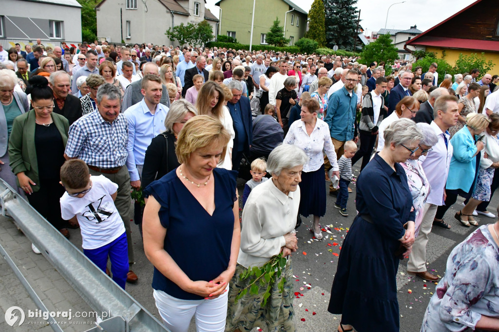 Procesje Bożego Ciała na ulicach Biłgoraja