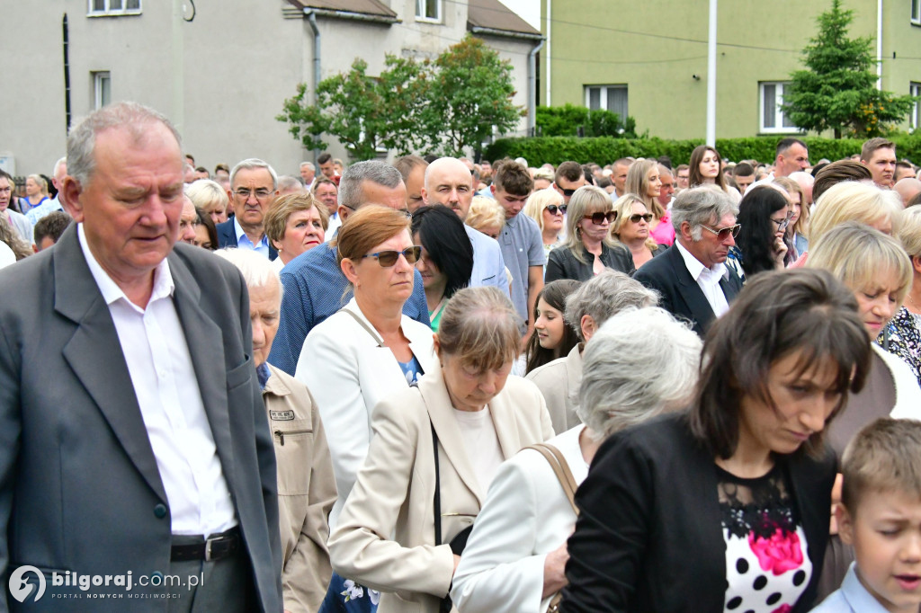 Procesje Bożego Ciała na ulicach Biłgoraja