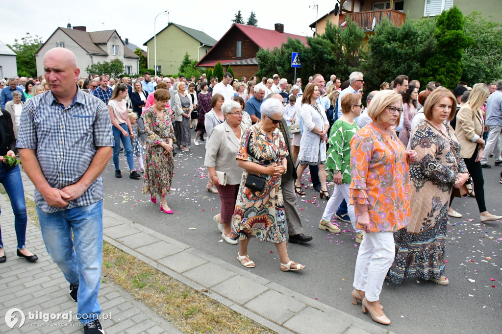 Procesje Bożego Ciała na ulicach Biłgoraja