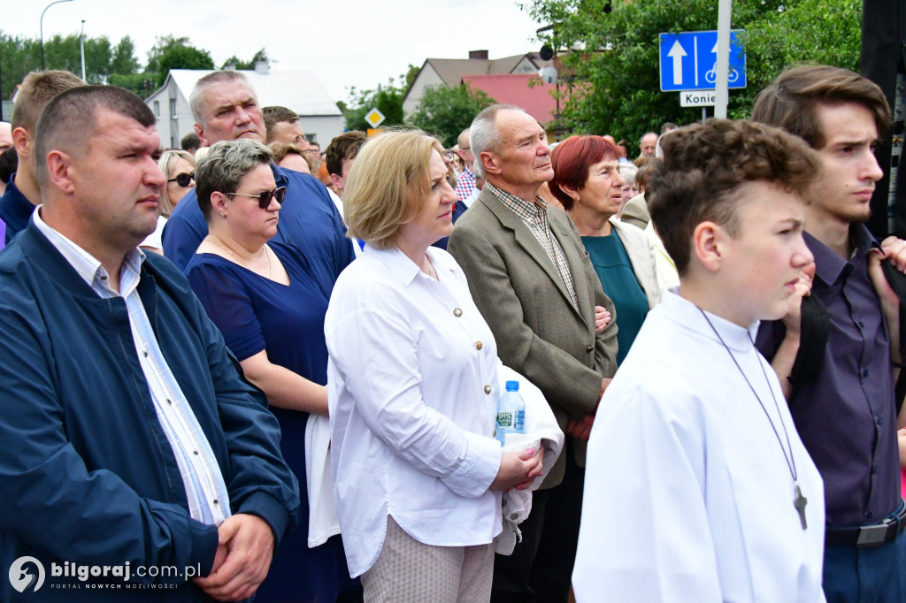 Procesje Bożego Ciała na ulicach Biłgoraja