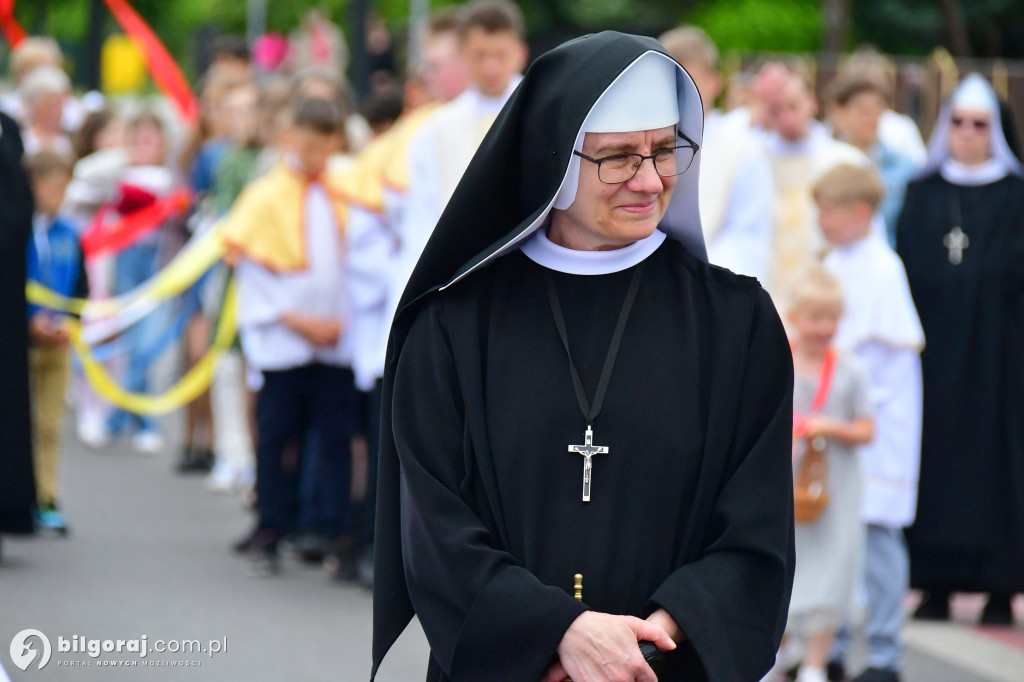 Procesje Bożego Ciała na ulicach Biłgoraja