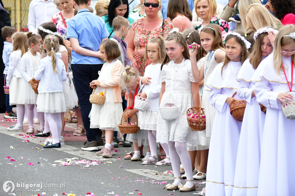 Procesje Bożego Ciała na ulicach Biłgoraja