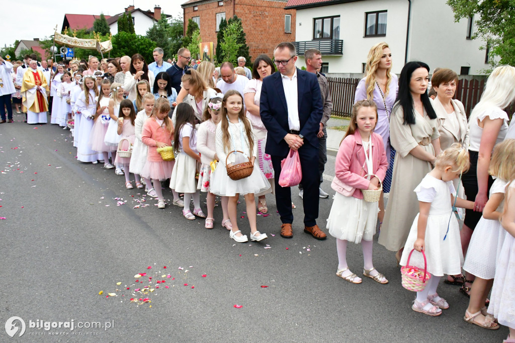 Procesje Bożego Ciała na ulicach Biłgoraja