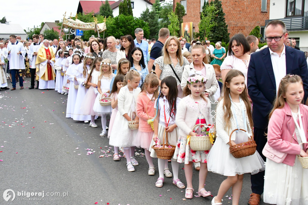 Procesje Bożego Ciała na ulicach Biłgoraja