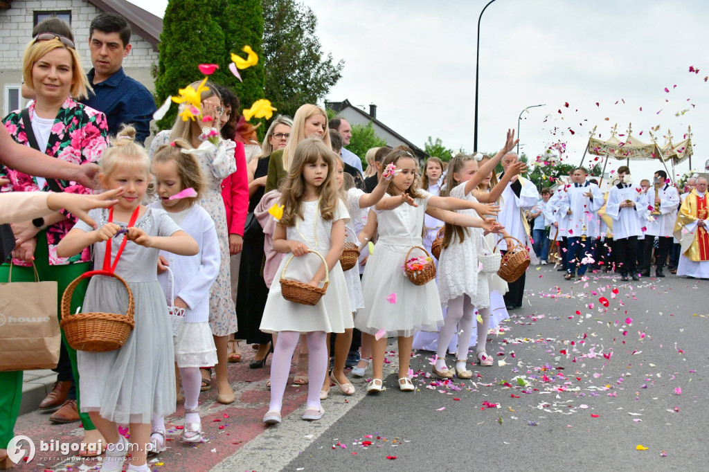 Procesje Bożego Ciała na ulicach Biłgoraja