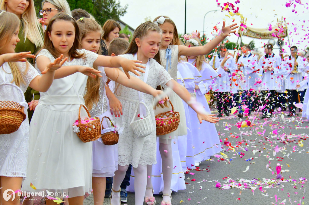 Procesje Bożego Ciała na ulicach Biłgoraja