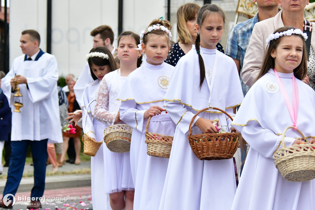 Procesje Bożego Ciała na ulicach Biłgoraja