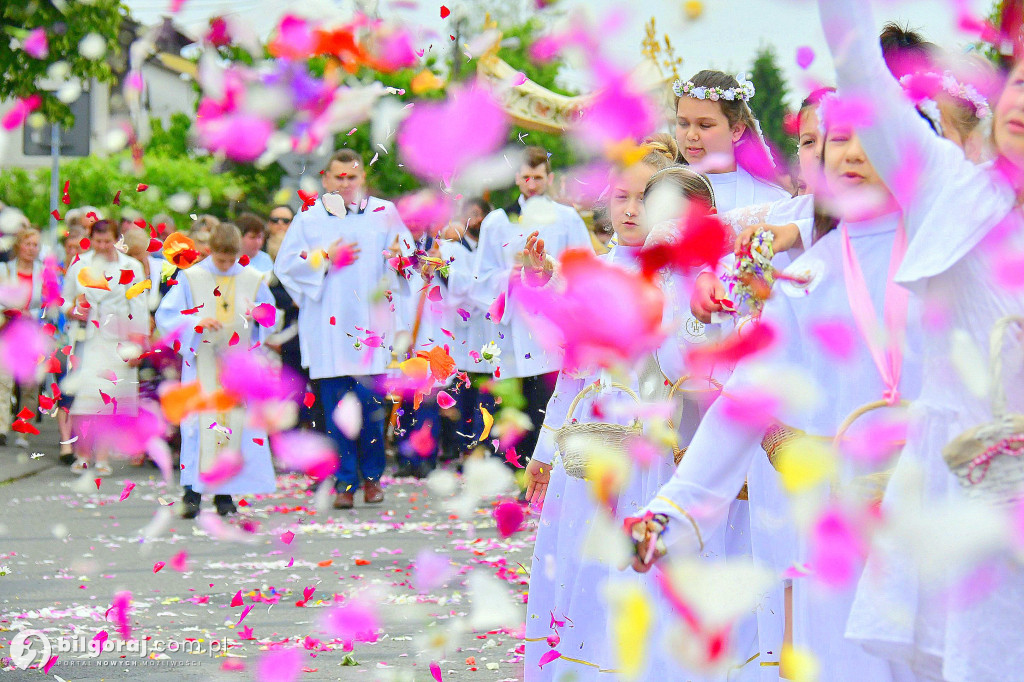 Procesje Bożego Ciała na ulicach Biłgoraja