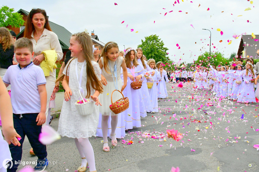 Procesje Bożego Ciała na ulicach Biłgoraja