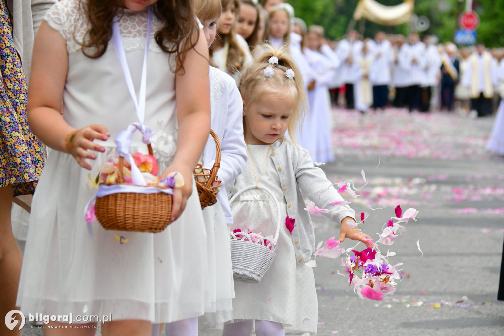 Procesje Bożego Ciała na ulicach Biłgoraja