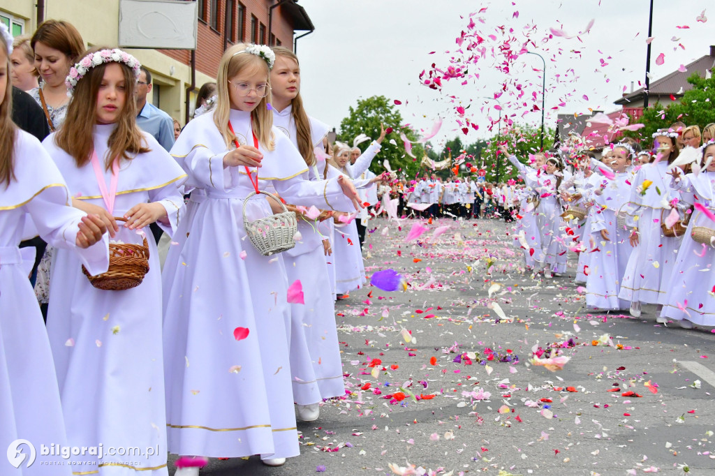 Procesje Bożego Ciała na ulicach Biłgoraja