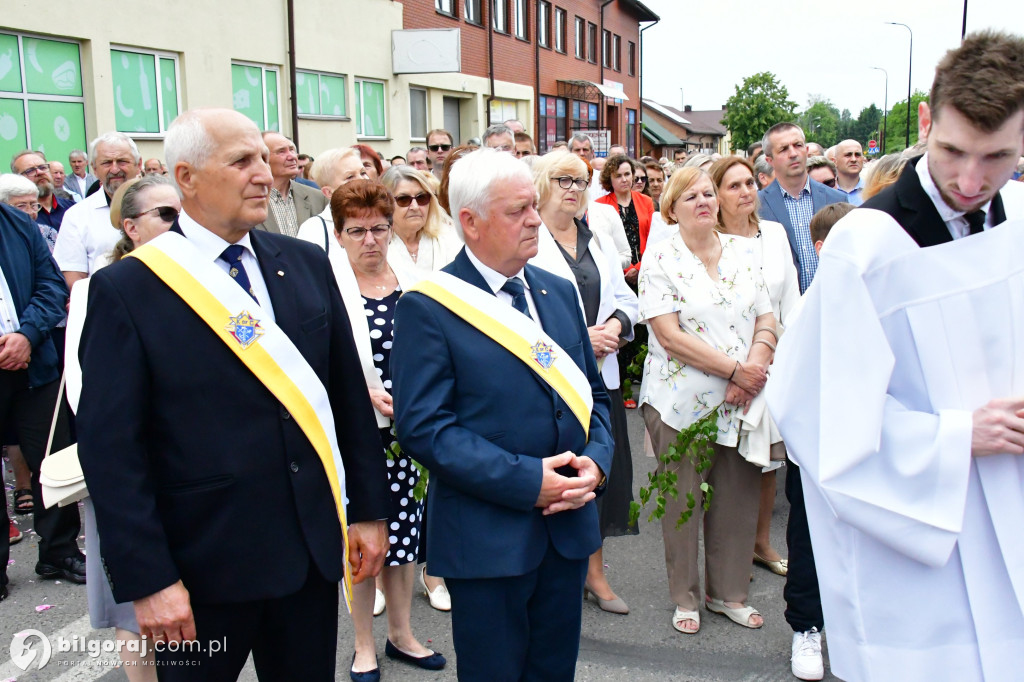 Procesje Bożego Ciała na ulicach Biłgoraja